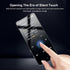 ERYUE MP3 8G (4G) Player Builtin Clear Speaker Wireless Design for Music Lovers Alloy Blue Memory for Daily Use