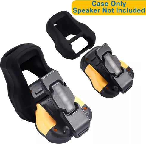 Portable Speaker Silicone Case Compatible with DEWALT Jobsite Pro Wearable Speaker Wearable Bluetooth Speaker, Shockproof Protective Cover with Carrying Strap 1:1 Design (Case ONLY)