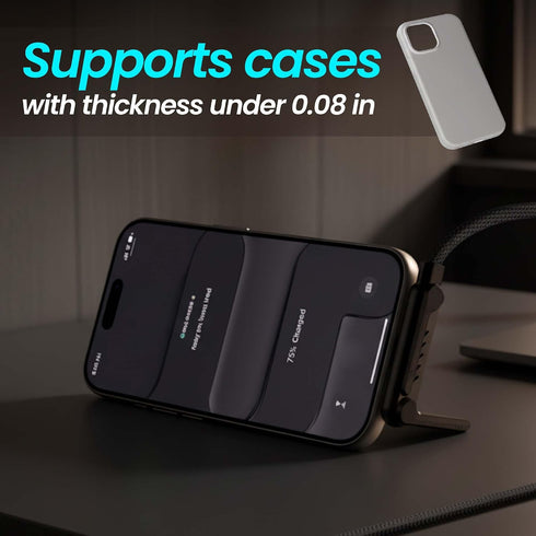 AnacondaGrip 240W 240W Invisible Stand Type C Charger | Ultra-Fast Charging Cable with Stand Compatible for Tablet, PC