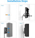 Yaotieci Wall Mount Bracket for Bose SlideConnect UB-20 Series II, UFS-20, WB-50, Lifestyle 525 535 III/600, Soundtouch