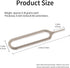 PinQiongZhe (15 SIM Card Slot Insert Pin Stainless Steel SIM Card Removal Tool, SIM Card Ejector Tool, Compatible