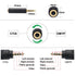 Padarsey 3.5 mm to RCA AV Camcorder Video Cable 3.5mm Male to 3RCA Male Plug Stereo Audio Video AUX Cable for Smartphones,MP3, Tablets,Speakers,Home Theater (3.5 Straight to 3 RCA 1.5m)