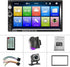 EKAT 7 Inch MP5 Double Din Car Stereo Receiver Bluetooth Touch Screen Car Radio Head Unit Video Digital Player Support