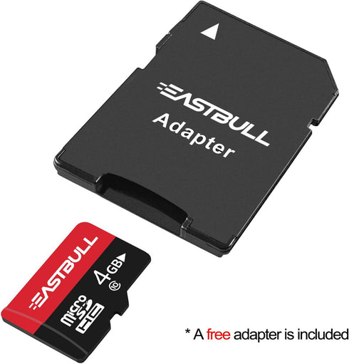 EASTBULL 4GB 5-Pack 4GB Pack 90MB/s U1 10 (5 2 of Micro SD Cards, SD Cards Full HD Video UHS-I Micro SDHC Class
