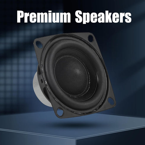 Shutao 2Pcs 2 Inch 10W 4 53MM Audio Speaker Driver Full Range Speaker Ohm Bluetooth Bass Loudspeaker for Repair