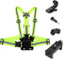 Yoogeer POV Action Camera Cellphone Selfie Reflective Vest Chest Strap Mount Harness for