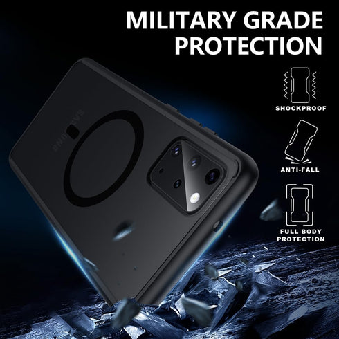TIANNIUKE Slim Fit Magnetic Case for Samsung Galaxy S20 Plus, Translucent Matte, Anti-Fingerprint, Shockproof