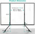 WALI 55 inch 22-65 Inch 110lbs 800 500mm (TVS001), Universal TV Stand TV, TV Stand Mount for LCD Flat Screen TVs, Table