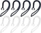 Universal Silicone Ear Hooks, Flexible Ear Piece Clamp, Replacement Ear Loop Clips for Bluetooth Headset Mini (Pack of