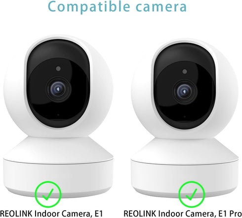 2 Pack Wall Mount Compatible with Reolink E1 / E1 Pro Camera, Security Camera 360 Degree Adjustable Bracket Indoor Outdoor Camera Mounting Bracket with Mounting Plate for Ceiling
