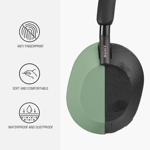 Cactus Green Silicone Case for Sony WH-1000XM5 Wireless Headphones - Protective Cover for Sony XM5