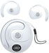 Open Ear Bluetooth Headphones, Earless Earbuds for Outside Use, 5.4 Bluetooth Hanging Headset, Air Bone Conduction