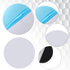 Zelphvt 20Pcs 1.3*1.3in Metal Plates for Magnetic Mount, Round Mobile Phone Magnet Stickers for Magnetic Car Mount Mini