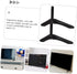 ABOOFAN 32-65 Inch TV Stand Base No-Drill Tabletop Mount for TVs Stand Sturdy Black Metal Design for Living Room