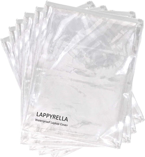 Waterproof Cover for 15.6 Inch Laptop, Dustproof Scratch Proof Translucent Zip Lock PVC Bag (Max Size: 38 x 27 x 3.5 cm)