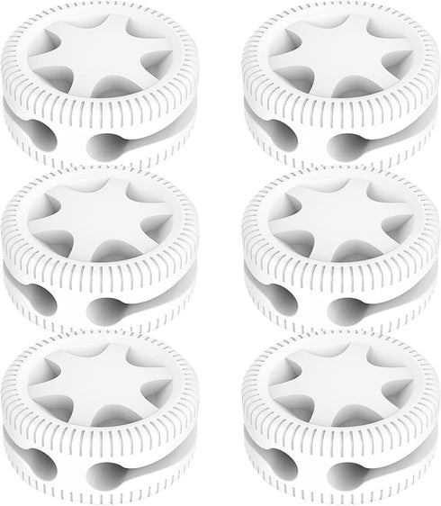 Generic Cable Holder Clips Double Slot Car Tire Shape, Portable, Desk Computer Phone, Tablet Nightstand Study Room Dorm