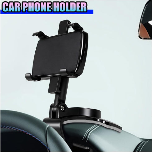 Deaelf 360 3 7 inch (1PC) Universal Car Phone Holder Mount, Degrees Rotation ABS Car Dashboard Clip Mount