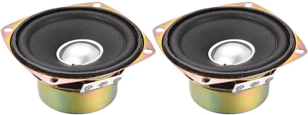 uxcell 2pcs 10W 4 Ohm 3 Inch Anti-Magnetic Speaker Tweeter Speakers
