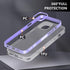 iPhone XR Case, Clear Anti-Scratch Reinforced Corner Protective Phone Case, Hard PC+Soft TPU Shell 3in1 Slim Flexible
