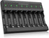 POWEROWL AA AAA Battery Charger 8 Bay, USB Fast Charging for Ni-MH Ni-CD Rechargeable Batteries