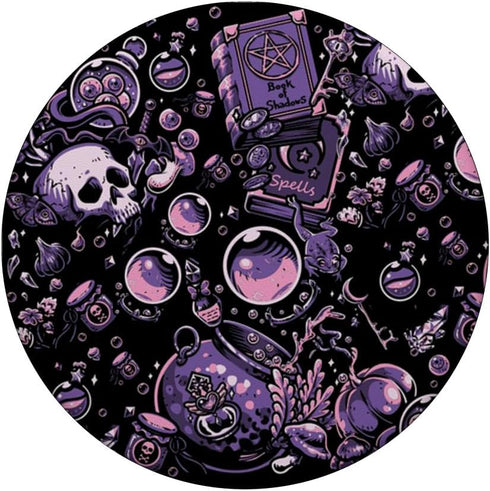 Witch's Essentials Pattern Cute Halloween Design PopSockets Standard PopGrip