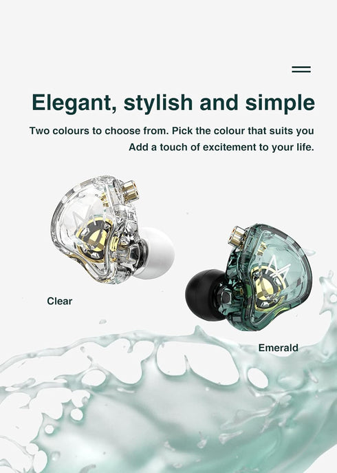 FEDAI TRN MT1 in-Ear Earphone Headphones, HiFi Earbud with New 10mm Composite Magnetic Dynamic Driver, Detachable C Pin