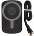 Magnetic Wireless Car Charger with 5W, 7.5W, 10W, 15W Output, Dashboard and Air Vent Phone Holder Charger (Black)