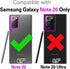 Furiet Detachable Crossbody Wallet Case for Samsung Galaxy Note 20 5G, Multi Card Slots, PU Leather Cover - Green