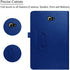 Case for Galaxy Tab A 10.1 (2016 NO S Pen Version), Premium PU Leather Folio Smart Stand Cover (Dark Blue)