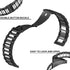 22mm Quick Release Solid Stainless Steel Metal Watchband, Compatible with Samsung, Casio, Huawei, and More