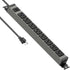 JUNNUJ Heavy Duty Power Strip Wall Mount, 20 Amp Surge Protector with 8 Outlets and 6FT Extension Cord