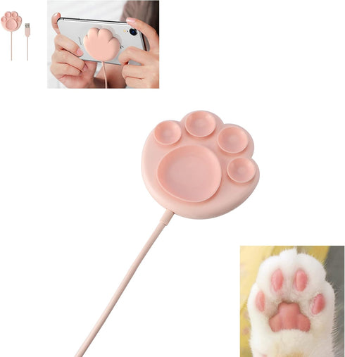 Pink Wireless Charger for iPhone, 15W Samsung Wireless Cell Phone Charger, Wireless Travel Charger for Galaxy (No AC