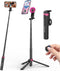 Kinwald 57" MagSafe Compatible Phone Tripod with Remote, Strong Magnetic Selfie Stick, Secure