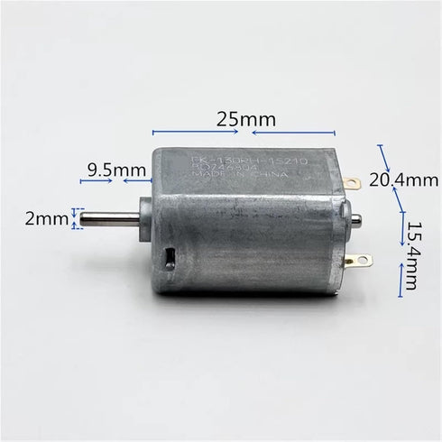 AYEXNSW FK-130RH-15210 6V 9V 12V 23500RPM 20mm*15mm 1Pcs DC High Speed Carbon Brush Mini Electric Motor DIY RC Toy Car