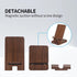 LUCKY BEAN Wood Phone Stand, Desktop Wooden Phone Holder, Portable Office Phone Stand for Desk, Wood ipad Stand