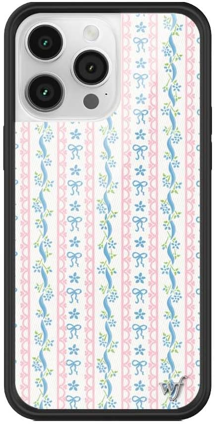 Wildflower Cases - Compatible with iPhone 14 Pro Max | Protective Black Bumper,