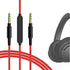 Geekria Audio Cable with Mic and Mute Control - Compatible with Anker Soundcore Space One Pro/Q45/Q11i, 3.5mm Aux Cord