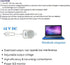 Universal 80W DC Car Charger, 15-24V Power Supply Adapter Set for Laptop Notebook