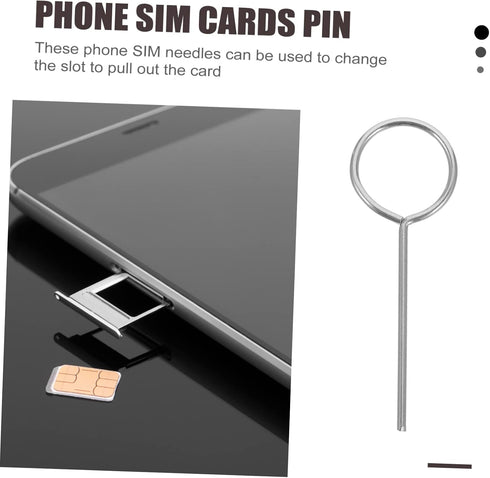 500pcs jojofuny Sim Card Tray Remover Tool Eject Pin for Smartphones Convenient and Sim Removal Tool Compatibility