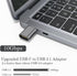 AuviPal 10Gbps USB C to USB 3.1 Adapter (4 Pack), Thunderbolt 4/3 to USB OTG Converter for iPhone 15, MacBook, iPad, iMac and More Type C Devices - Space Grey