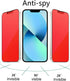 2 Pack Matte Anti-Blue Privacy Tempered Glass for iPhone 13 Pro/iPhone 13 / iPhone 14 Anti-glare Anti-Spy Screen Protector Anti-Peeping Film Colorful 6.1 inch