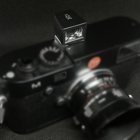 XHSESA 28mm 35mm 40mm (28mm) Optical Viewfinder for Ricoh GR for Leica X Series, Side Axis Finder for Compact Cameras