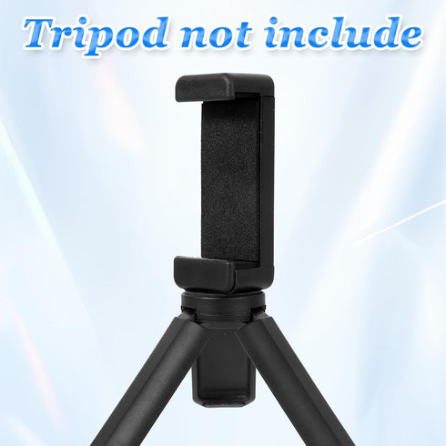 Bruislard 2 Pcs Universal Cell Phone Tripod Mount Adapter Expandable Phone Clip Phone Holder Clip Connector Head