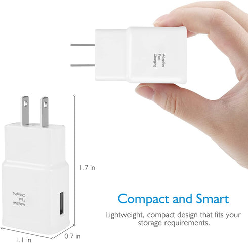 Type C Charger, USB C Android Phone Wall Charger Block & 6.6ft Fast Charging Cable for Samsung Galaxy S22/S22+/S22