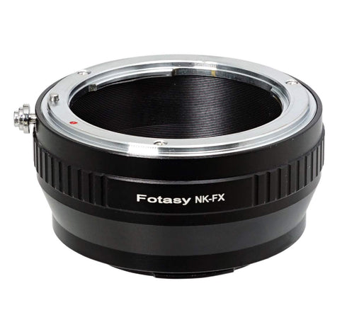 Fotasy Copper Nikkor Lens to Fuji X Adapter - NK F Mount to X Adapter, Compatible with Fujifilm X-Pro1 to X-T4