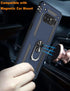 IKAZZ Galaxy Note 8 Case, Heavy Duty Shockproof Protective Phone Cover with Magnetic Kickstand, Blue, Pass 16ft Drop