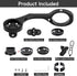 ZIDAOKA 25.6mm 31.8mm Bike GPS Computer Mount for Garmin,Out Front Bike Mount for Riders,Cycling Bracket