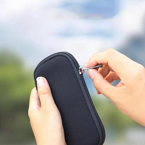iiniim USB Flash Drive Organizer - Compact Storage Case for Thumb Drives and SD Cards