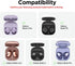 LOPIE Carbon Fiber Texture Case for Samsung Galaxy Buds FE (2023) Buds 2 Pro (2022) Buds 2 (2022) Buds Pro (2021) Buds