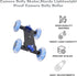 BONKZEBU Filmmakers Camera Dolly Skater Professional Rolling Cart Smooth Stable Movement Adjustable Platform DSLR